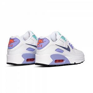 Кроссовки Nike Air Max 90 SE White Dark Purple Dust (GS) Размер 39 synthetic.ua - Фото 1