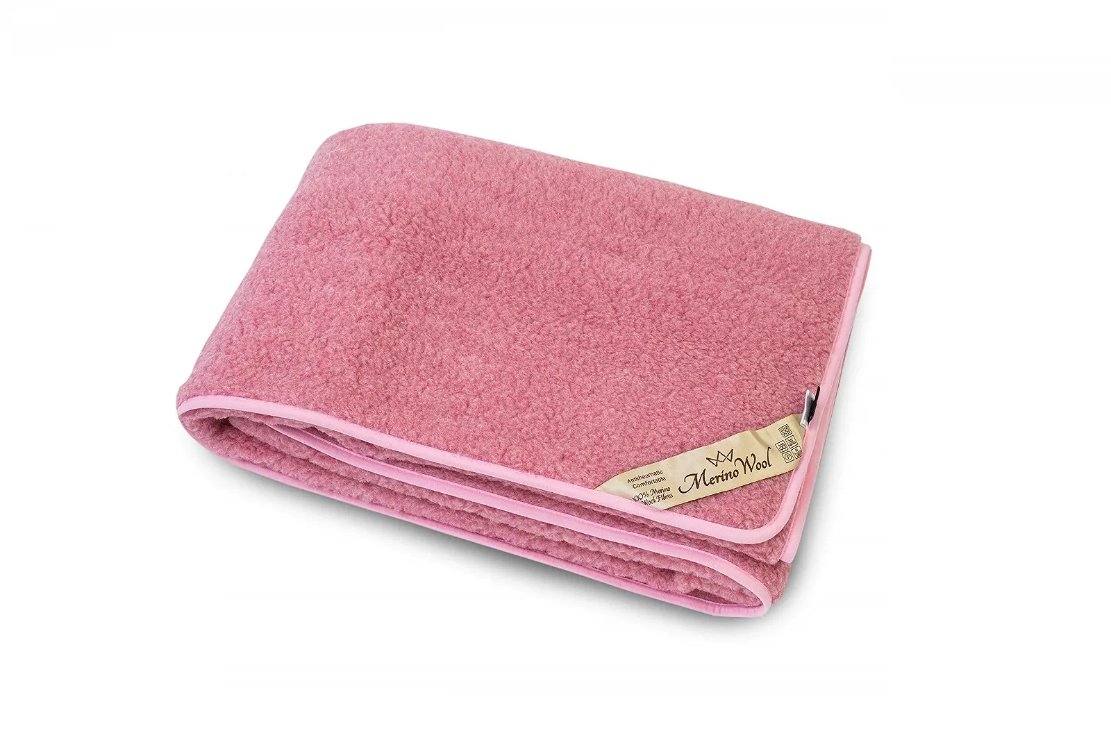 Одеяло Овца Merino Шерсть Розовый 120 x 150 см, фото №1