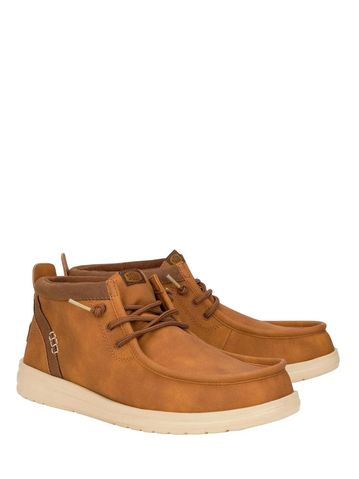 Чоловічі черевики Wally Mid Gripr Classic Cognac Brown шкіряні, фото №2