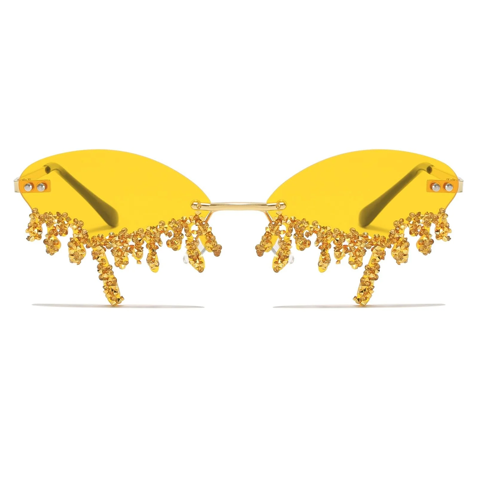 Винтажные солнцезащитные очки каплевидной формы YAMEIZE для женщин и мужчин, без оправы, с металлической оправой, защита от UV400, для вечеринок, смешные, Хэллоуин, фото №2 Винтажные солнцезащитные очки каплевидной формы YAMEIZE для женщин и мужчин, без оправы, с металлической оправой, защита от UV400, для вечеринок, смешные, Хэллоуин, фото №2