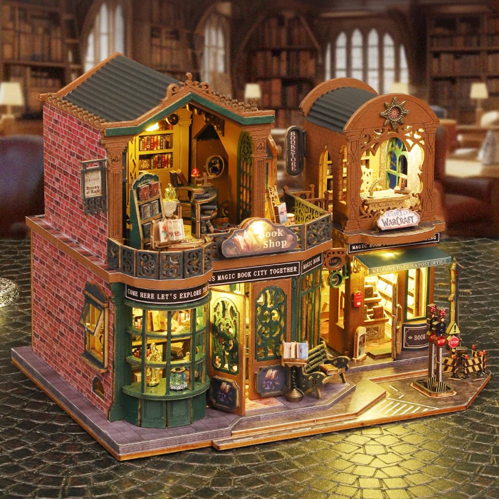 Мініатюрний будиночок Magic Dollhouse Magic Book Shop 1:24, фото №7