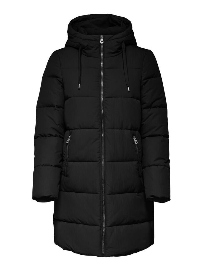 Куртка ONLY ONLDOLLY LONG PUFFER COAT OTW NOOS 15205369 Черный M, фото №3