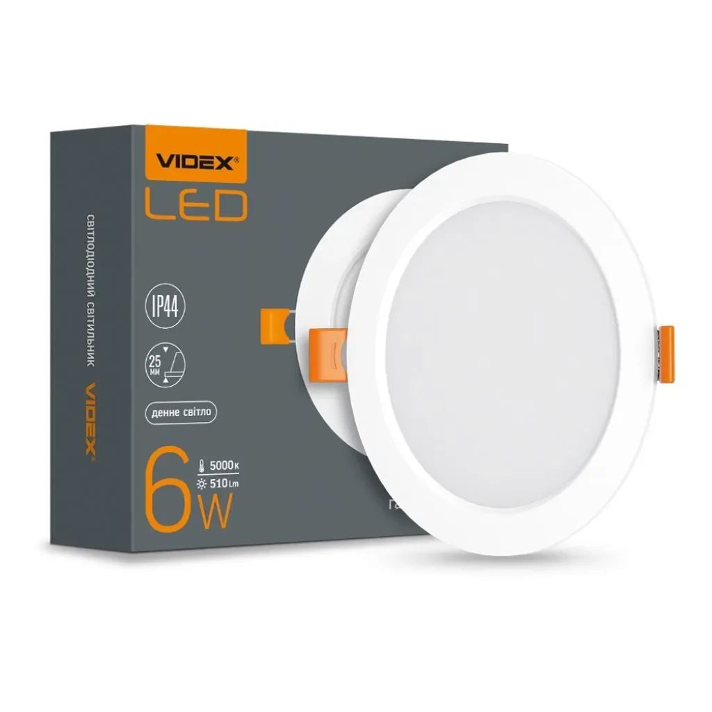 Светильник Videx LED 6W 5000K 220V (VL-DLBR-065), фото №4 Светильник Videx LED 6W 5000K 220V (VL-DLBR-065), фото №4