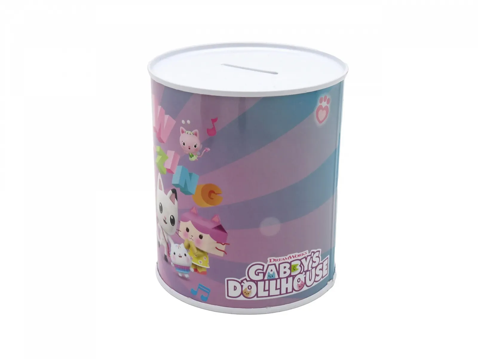 Скарбничка CyP Brands Gabby металева дитяча 10 x 10 x 12 см Різнокольорова, фото №2