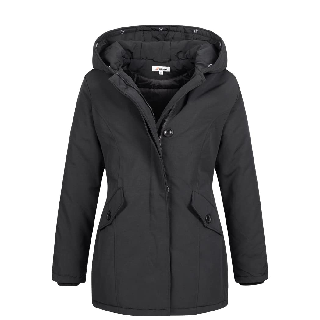 Женская Куртка Elara Chunkyrayan Зимняя Парка с искусственным мехом, фото №4