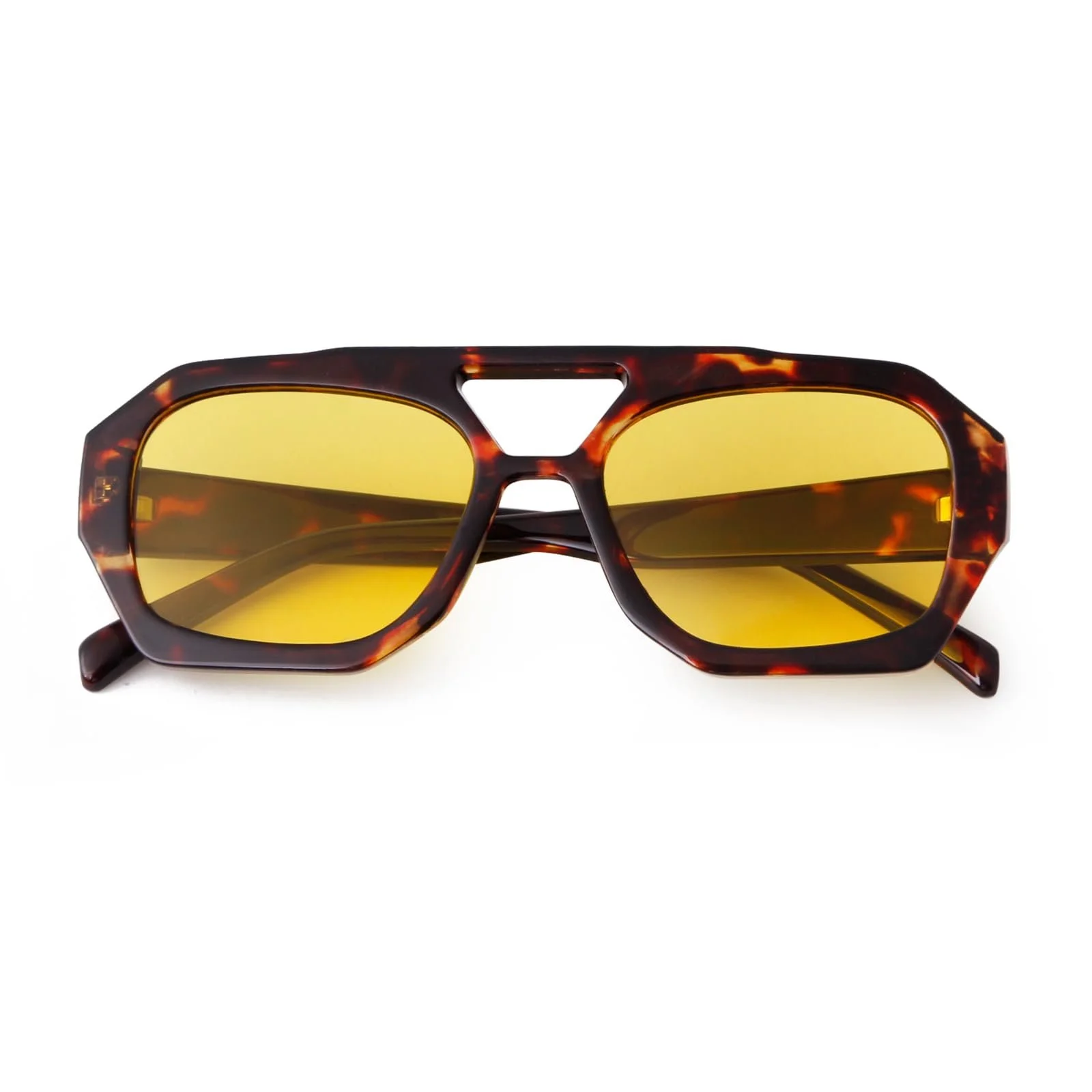 Сонцезахисні окуляри Авіатори Laurinny Retro Шестикутні Класичні з подвійним містком, фото №3