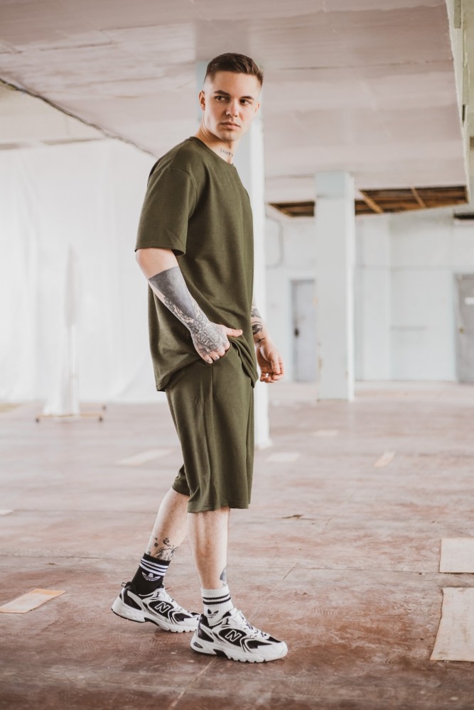 Футболка Player хакі, фото №3