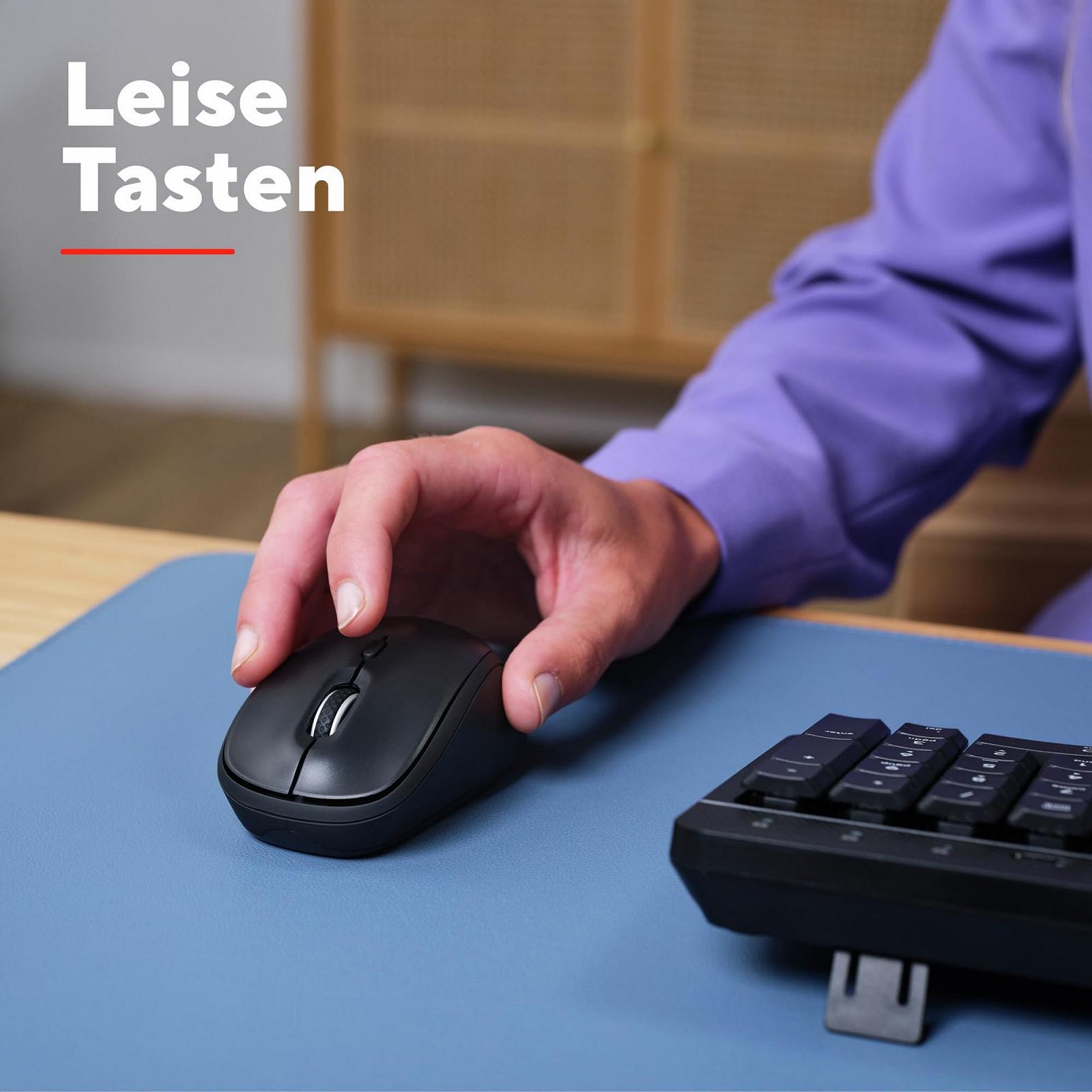 Мышь беспроводная Trust Yuki Quiet Bluetooth + 2.4 GHz, компактная, для нескольких устройств, с батареей, для правой и левой руки, 75% переработанного пластика, фото №4