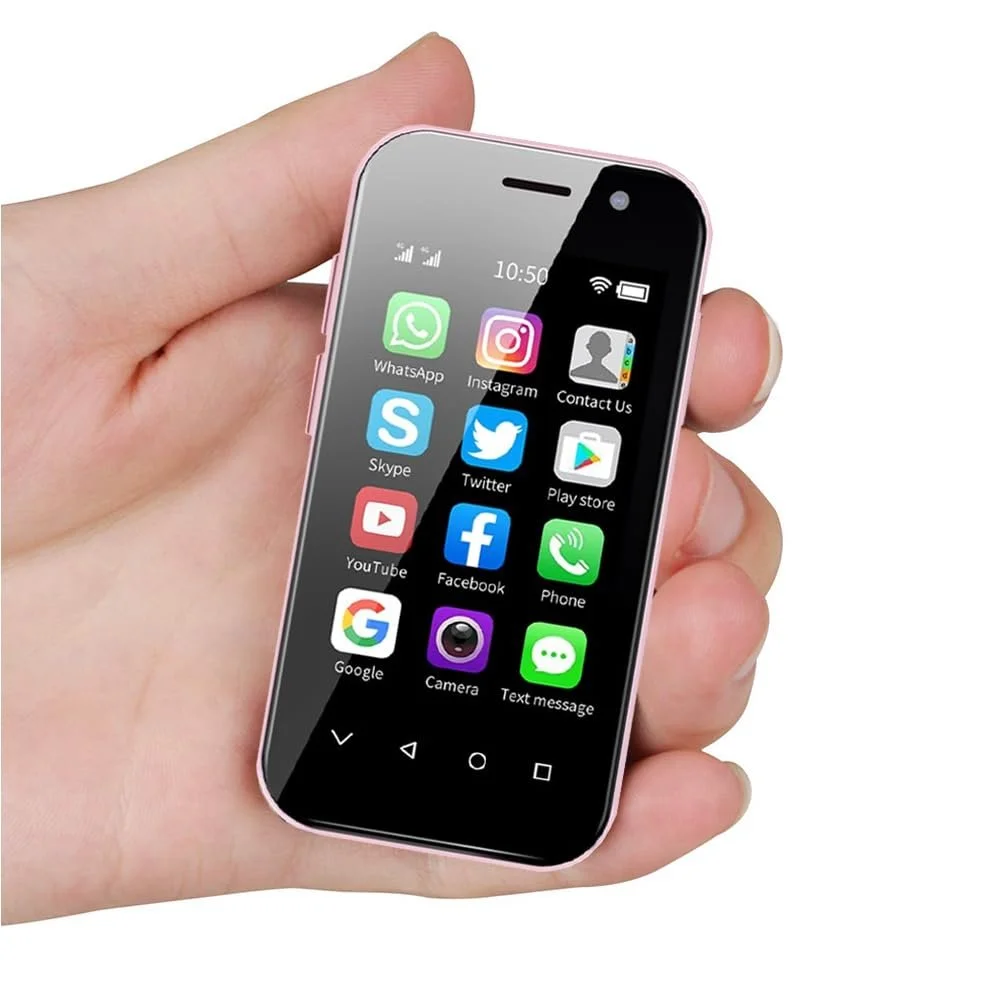 Міні-смартфон 4G Dual Sim Quad Core 2GB/16GB Рожевий, фото №1