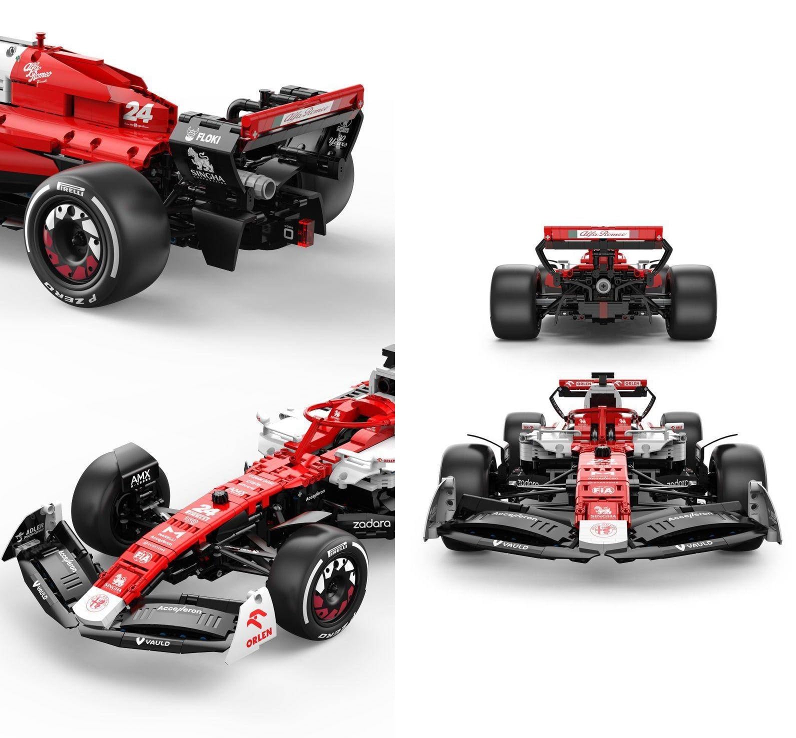 Модель Набір Alfa Romeo F1 Team Orlen C42 2022 1:8 MOC 2306 частин, фото №4