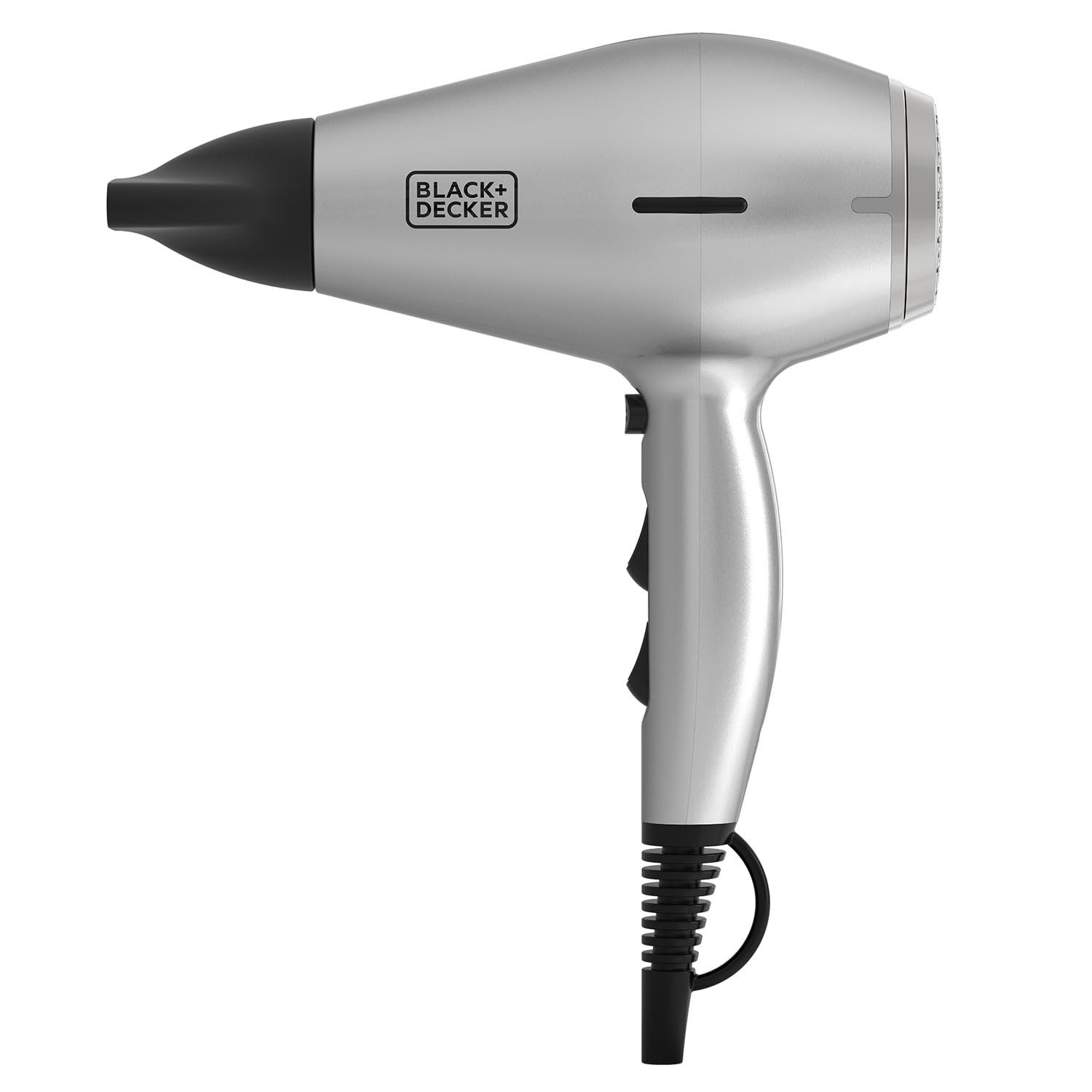 Фен BLACK+DECKER, BXHDA2400E, ионный, 2400 Вт, 2 скорости, 3 режима температуры, с холодным воздухом, со съемным фильтром, фото №1