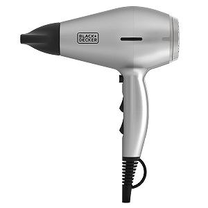 Фен BLACK+DECKER, BXHDA2400E, ионный, 2400 Вт, 2 скорости, 3 режима температуры, с холодным воздухом, со съемным фильтром - Фото 1