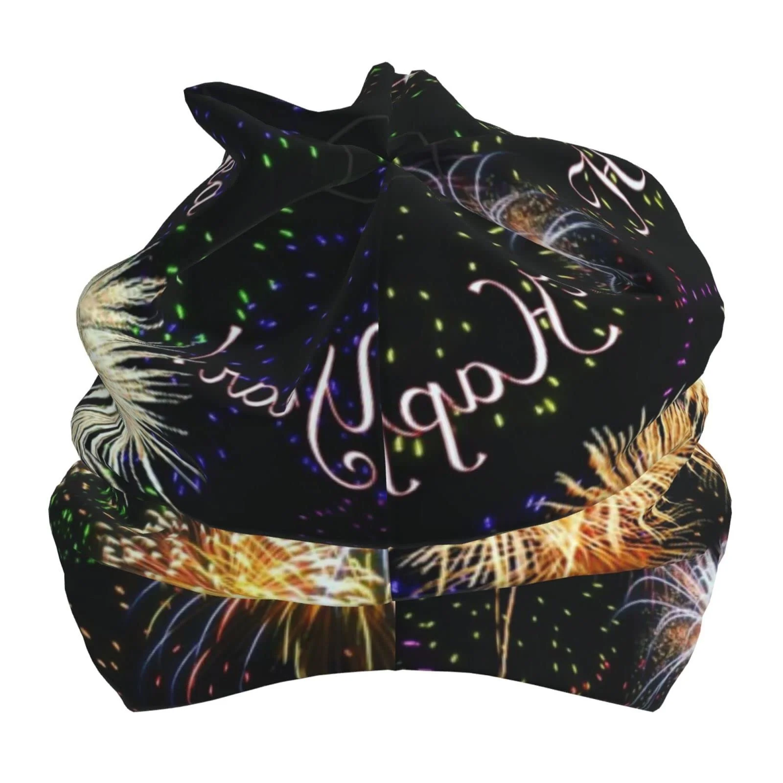 Шапка LOUJIN З Новим Роком Феєрверків для Хлопчиків, Тепла В'язана Шапка Slouchy для Підлітків, One size, фото №4