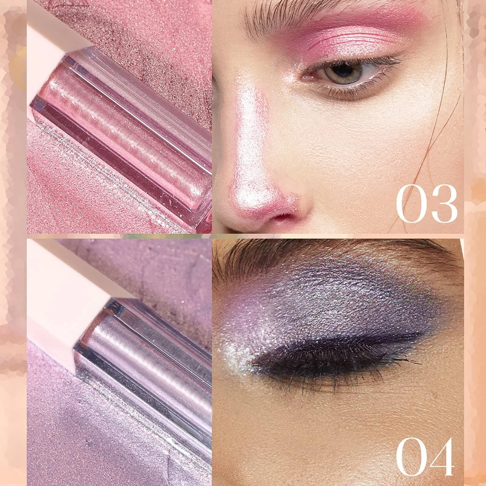 Рідкі тіні для очей Хамелеон Блискучі Металеві, фото №4 Рідкі тіні для очей Хамелеон Блискучі Металеві, фото №4