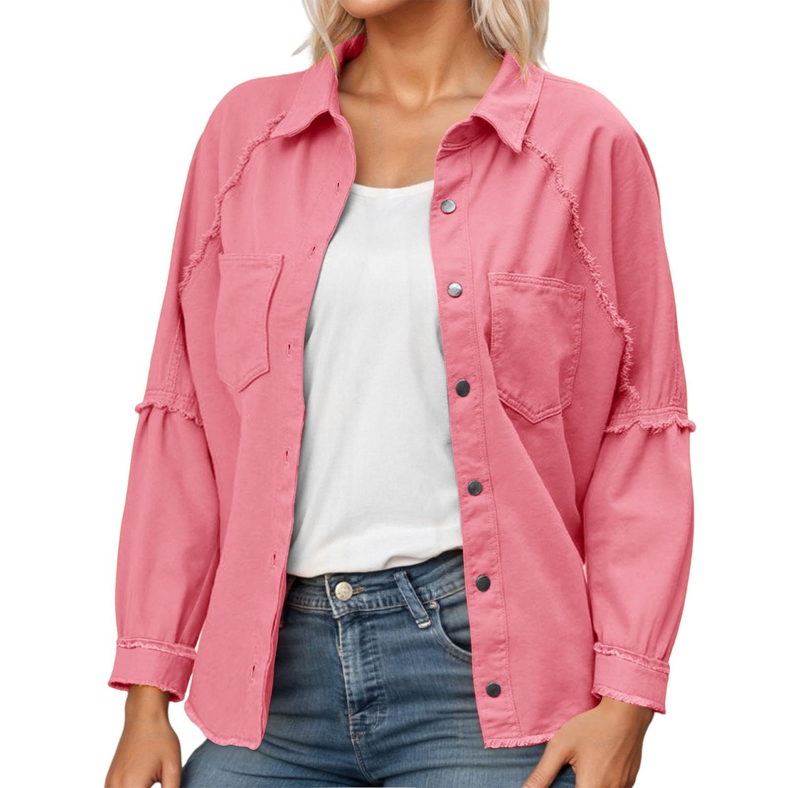 Джинсовая куртка Vhersily Oversized Женская Черный, фото №1