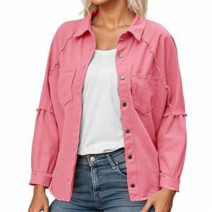 Джинсовая куртка Vhersily Oversized Женская Черный - Фото 1