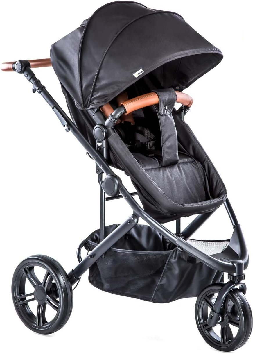 Дитяча коляска з системою для подорожей Hauck Pacific 3 Shop N Drive / 3-колісна / Регульована висота / Чорний, фото №2