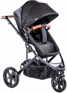 Дитяча коляска з системою для подорожей Hauck Pacific 3 Shop N Drive / 3-колісна / Регульована висота / Чорний synthetic.ua - Фото 1