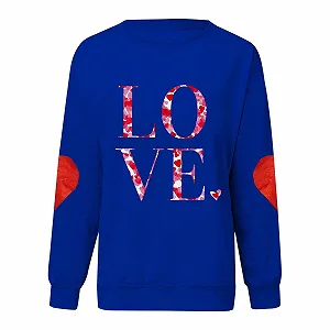 Жіноча Толстовка з довгими рукавами до Дня Святого Валентина ціна на synthetic.ua - Фото 1 Жіноча Толстовка з довгими рукавами до Дня Святого Валентина synthetic.ua - Фото 1