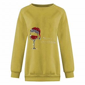 Рождественский свитшот HUIFUAO Женский Красный цена на synthetic.ua - Фото 1 Рождественский свитшот HUIFUAO Женский Красный synthetic.ua - Фото 1