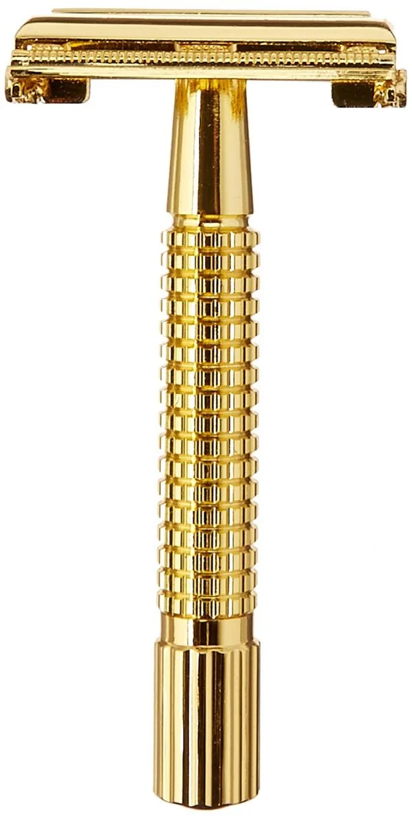 Т-образная бритва Golddachs Double Blade Gold, фото №1