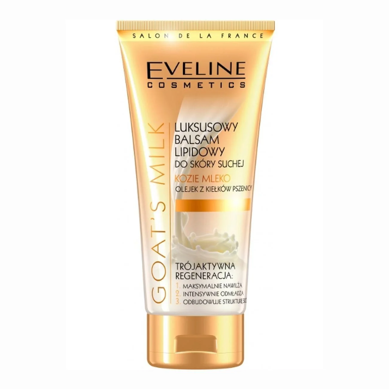 Бальзам для тіла Eveline Cosmetics Luxury Regenerating Козяче Молоко 200мл, фото №1