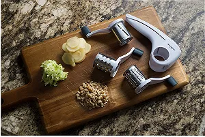 Терка Westmark з 4 барабанами для нарізки, барабанна synthetic.ua - Фото 1