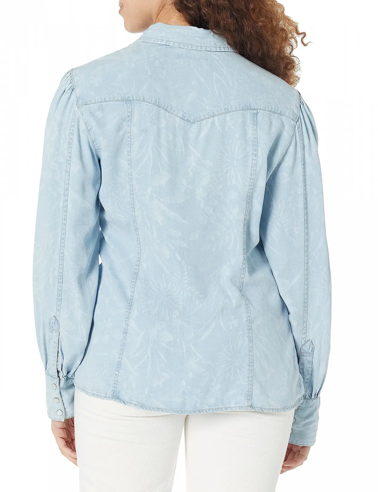 Сорочка Guess Vanessa з довгим рукавом Cottage Rose Wash Blue, Small, фото №2 Сорочка Guess Vanessa з довгим рукавом Cottage Rose Wash Blue, Small, фото №2