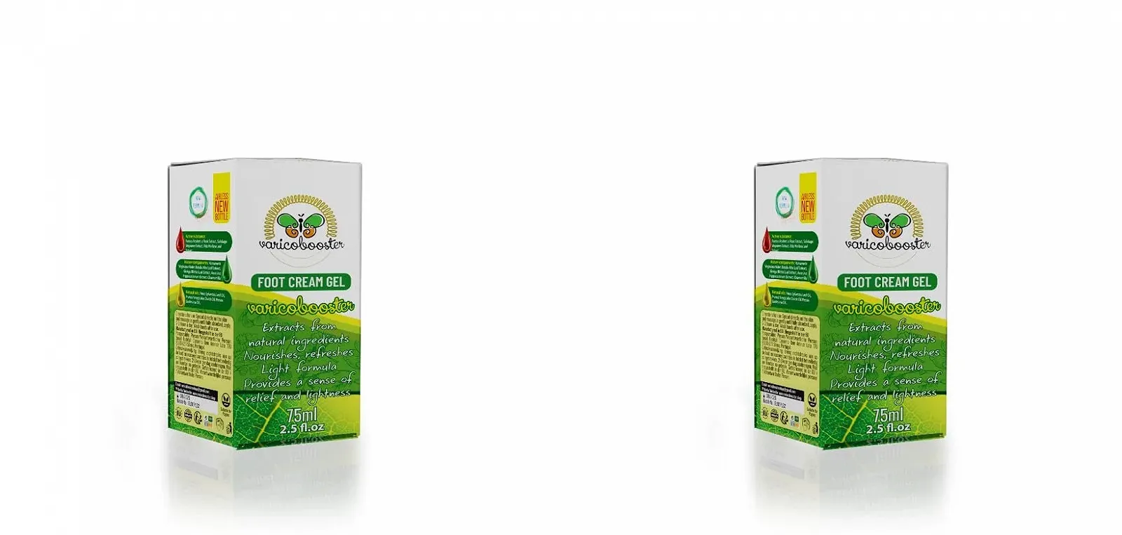 Гель-крем для ног Nova Botea Varicobooster 2 x 75 мл, фото №5