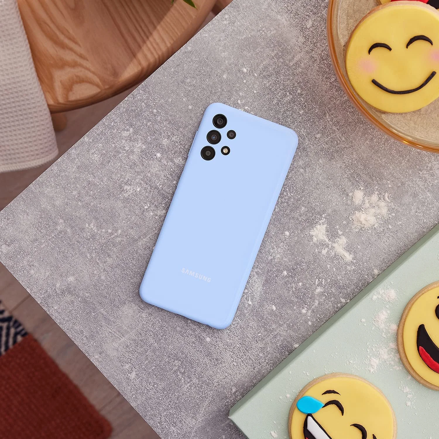 Смартфон Samsung Galaxy A13 SM-A135FLBVEUB Blue, фото №2