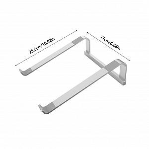 Подставка для ноутбука Vaguelly Aluminium Эргономичная Двойная Арка Теплостойкая Легкая Настольная Подставка для Охлаждения Ноутбука Портативная для Офиса и Путешествий synthetic.ua - Фото 1