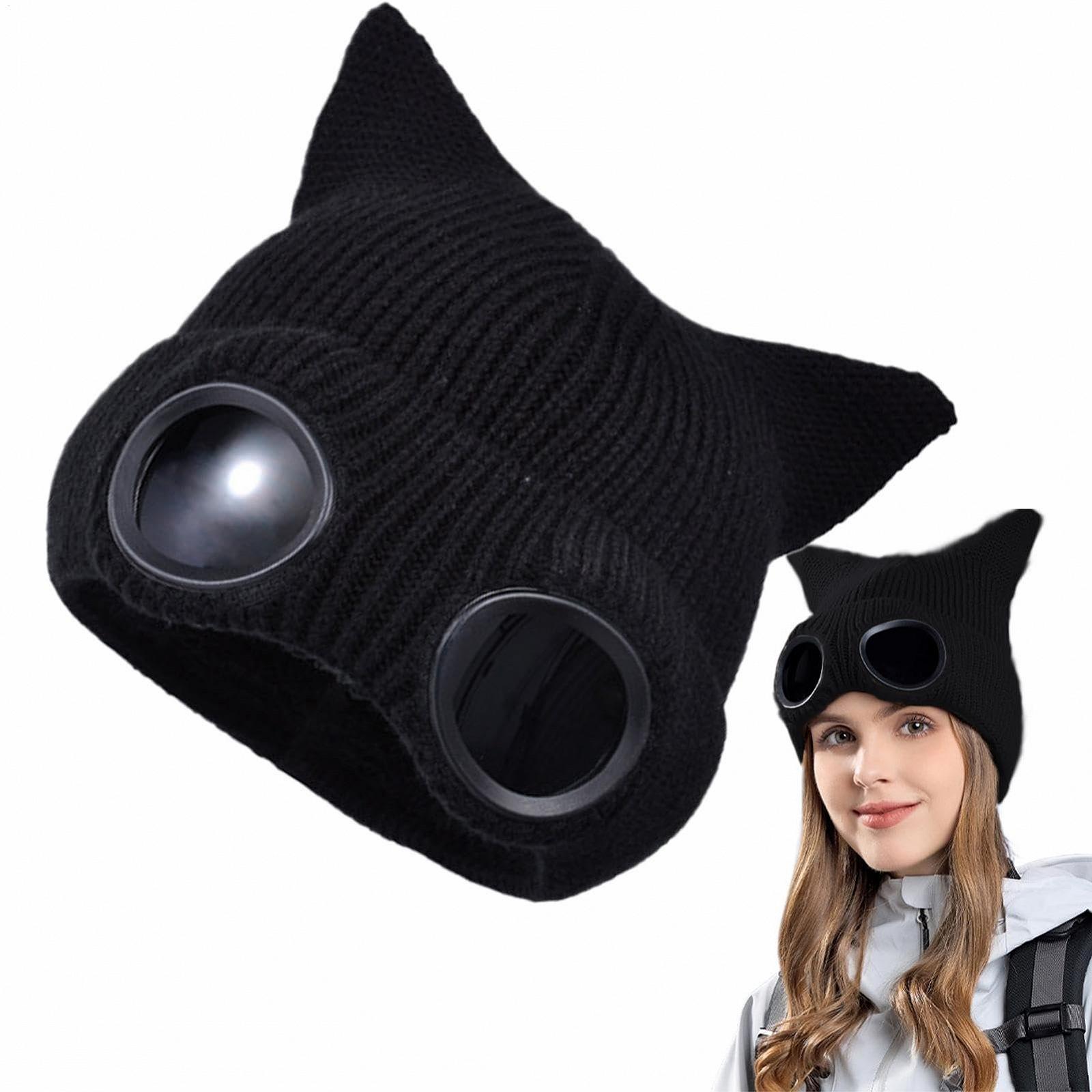 Шапка-біні з окулярами Зимова, фото №8