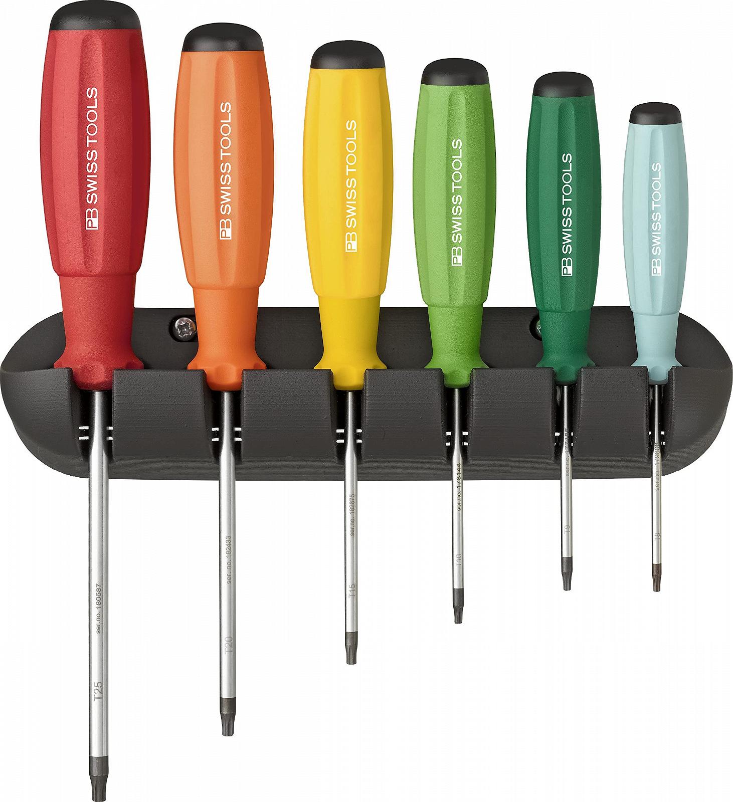Набор отверток PB Swiss Tools PB 8440 RB Torx 6 штук Multi ColorCode, фото №1 Набор отверток PB Swiss Tools PB 8440 RB Torx 6 штук Multi ColorCode, фото №1