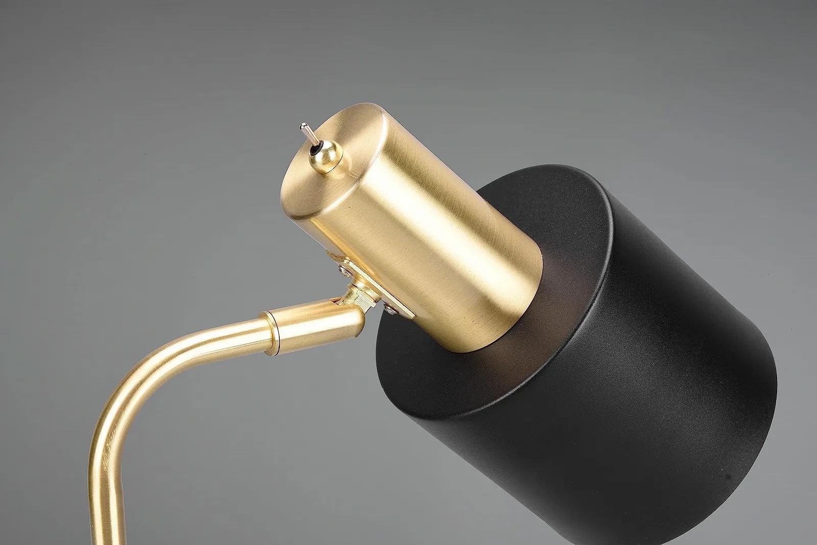 Настільна лампа Reality Leuchten Adam R51041080 Метал Чорний/Золотистий матовий E27, фото №3