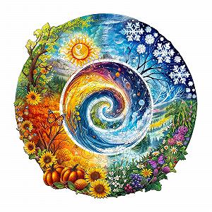 Купить Деревянный пазл Funnli Life Years 285 элементов в деревянной коробке 34 x 33.8 см - Фото 1 Деревянный пазл Funnli Life Years 285 элементов в деревянной коробке 34 x 33.8 см - Фото 1