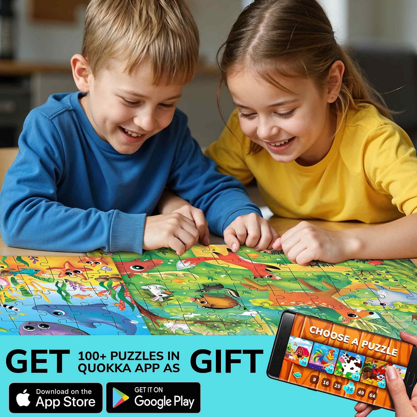 Пазл в рамке QUOKKA 4 x 60 элементов 13.8 x 9.8 дюймов, фото №5 Пазл в рамке QUOKKA 4 x 60 элементов 13.8 x 9.8 дюймов, фото №5