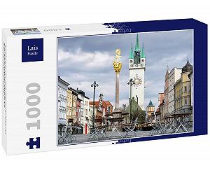 Пазл Lais Puzzle Штраубинг — город в Нижней Баварии с хорошо сохранившимся старым городом и средневековой архитектурой 1000 деталей - Фото 1