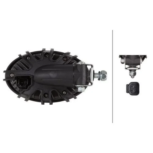 Робоча фара HELLA 1GA 996 761-191 для KUBOTA GRIMME, фото №2 Робоча фара HELLA 1GA 996 761-191 для KUBOTA GRIMME, фото №2