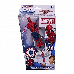 Іграшка-фігурка Bandai Marvel Spiderman Flying Heroes CO08132 з пусковою установкою, різнокольорова - Фото 1