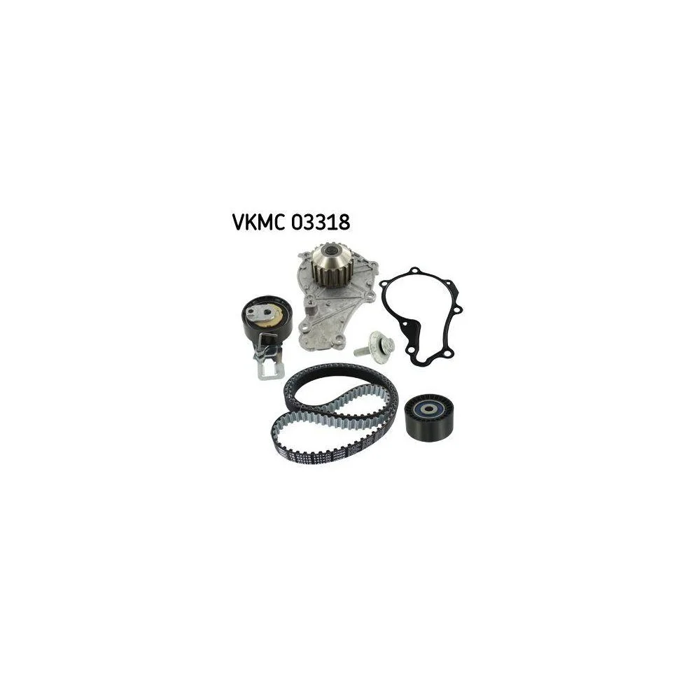 Водяний насос + комплект ременя ГРМ SKF VKMC 03318 для ALFA ROMEO CITROËN FIAT FORD, фото №1