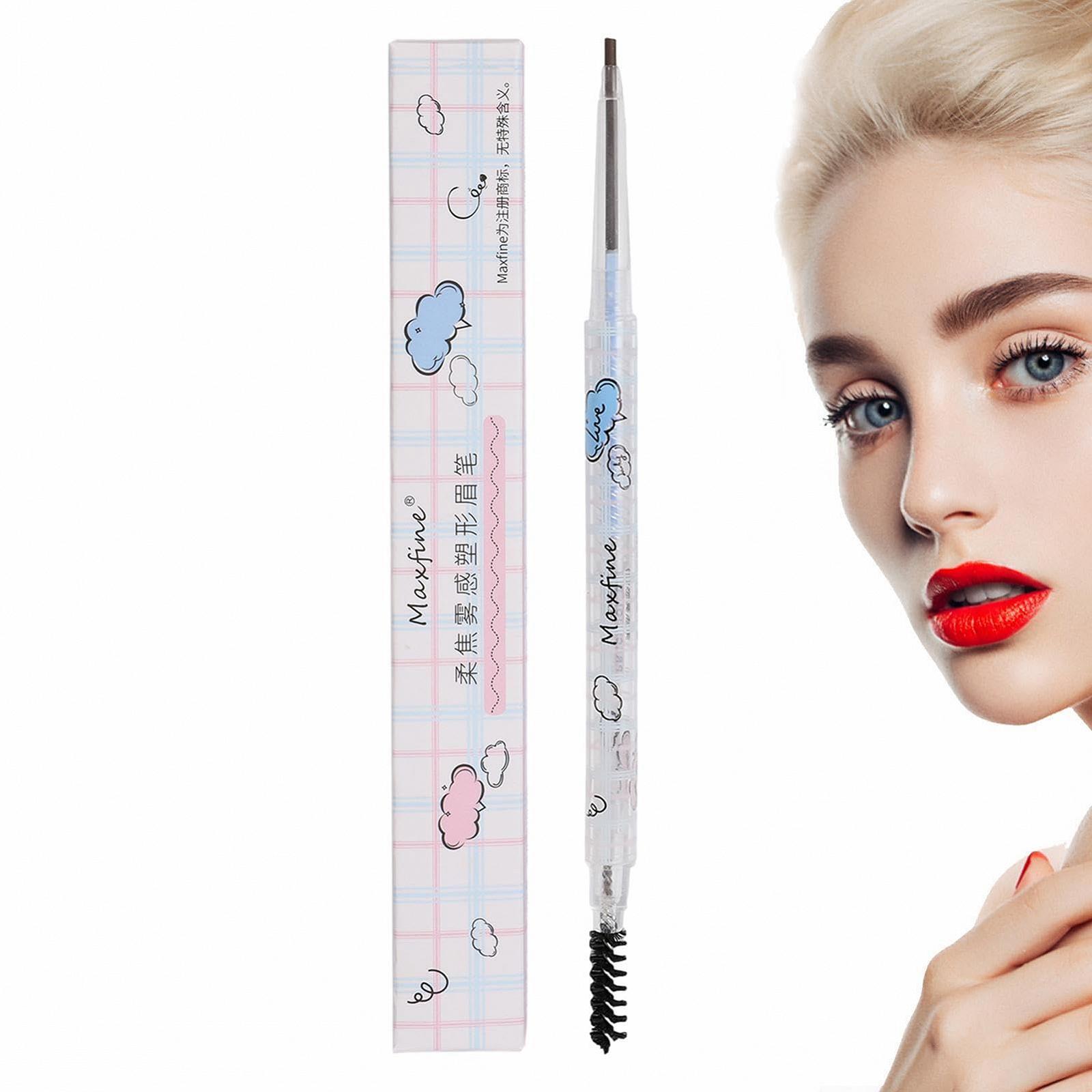 Олівець для брів Waterproof Eyebrow Double Head Design, фото №7