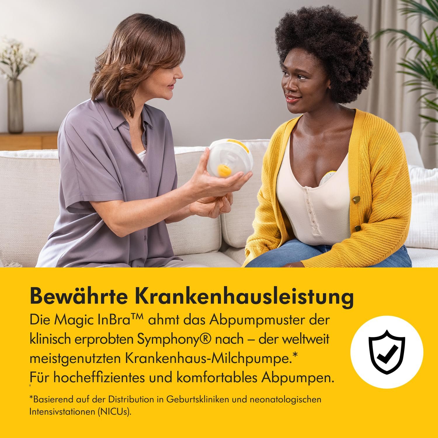 Молокоотсос двойной Medela Magic InBra портативный с FluidFeel Technology, App Connectivity, Sensor Control, фото №5