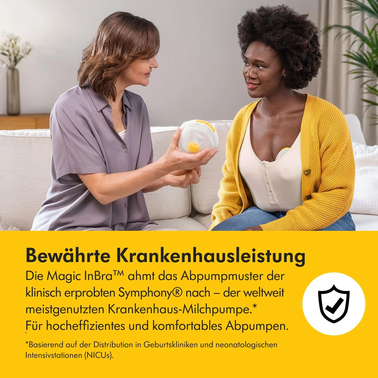 Молоковідсмоктувач подвійний Medela Magic InBra портативний з FluidFeel Technology, App Connectivity, Sensor Control, фото №5 Молоковідсмоктувач подвійний Medela Magic InBra портативний з FluidFeel Technology, App Connectivity, Sensor Control, фото №5