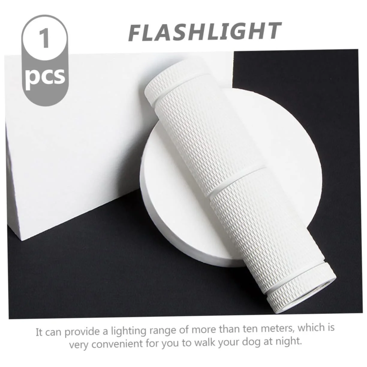 Ліхтар для повідка собаки Luminous Нічний для домашніх тварин для кемпінгу і легкого кріплення Білий, фото №8