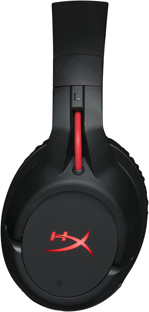 Геймерські бездротові навушники HyperX Cloud Flight Wireless / Радіоканал / Підсвітка / Чорно-сині(4P5H6AA), фото №2