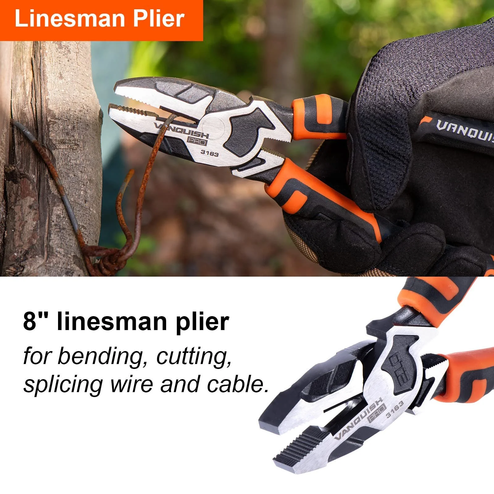 Набір плоскогубців Professional VANQUISH 3192, 3 шт., фото №8