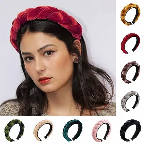 Обруч бархатный плетенный Dirndl Винтажный synthetic.ua - Фото 1