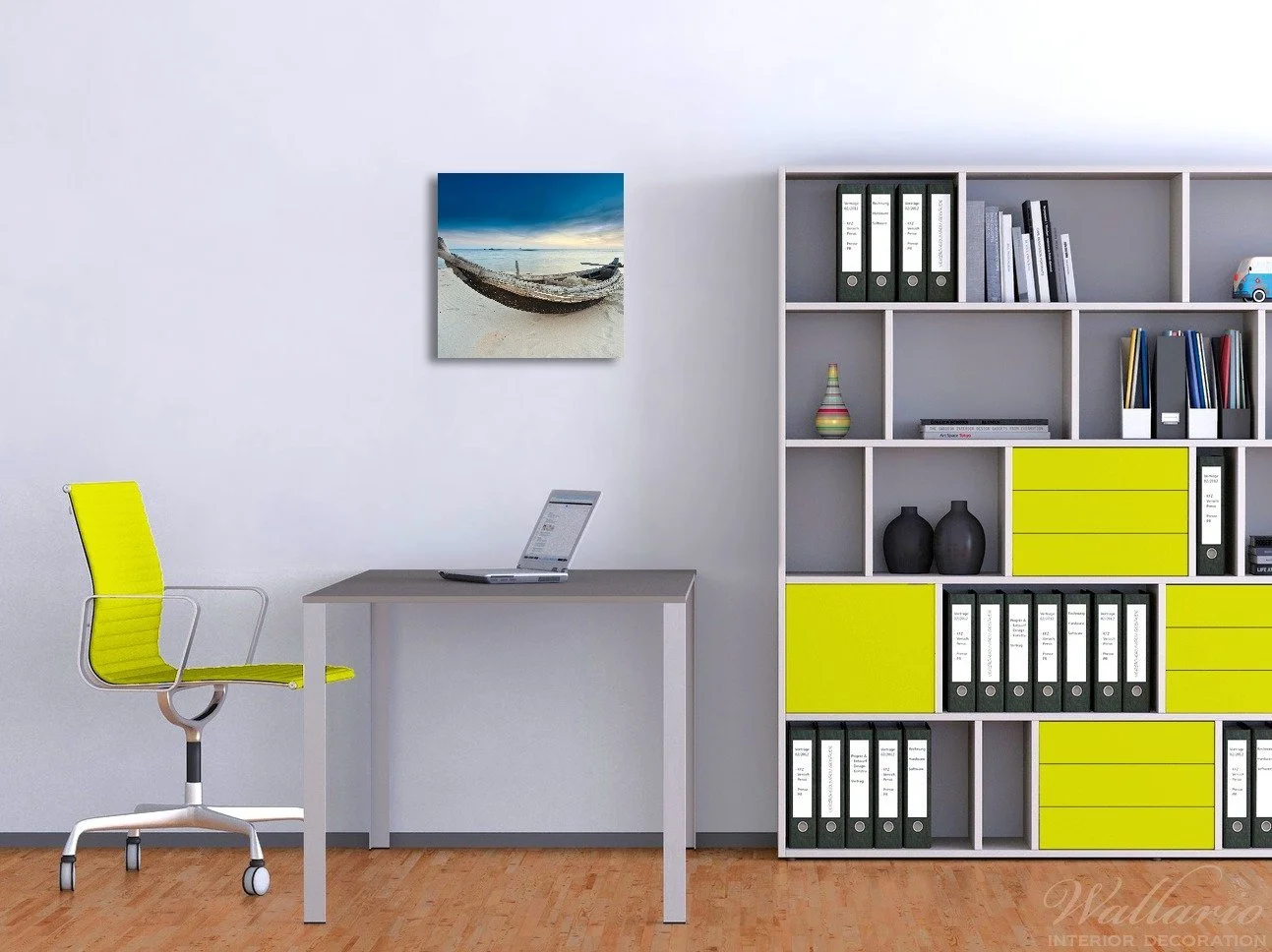 Картина на склі Wallario Fischerboot am Strand 55 x 55 см, фото №4 Картина на склі Wallario Fischerboot am Strand 55 x 55 см, фото №4