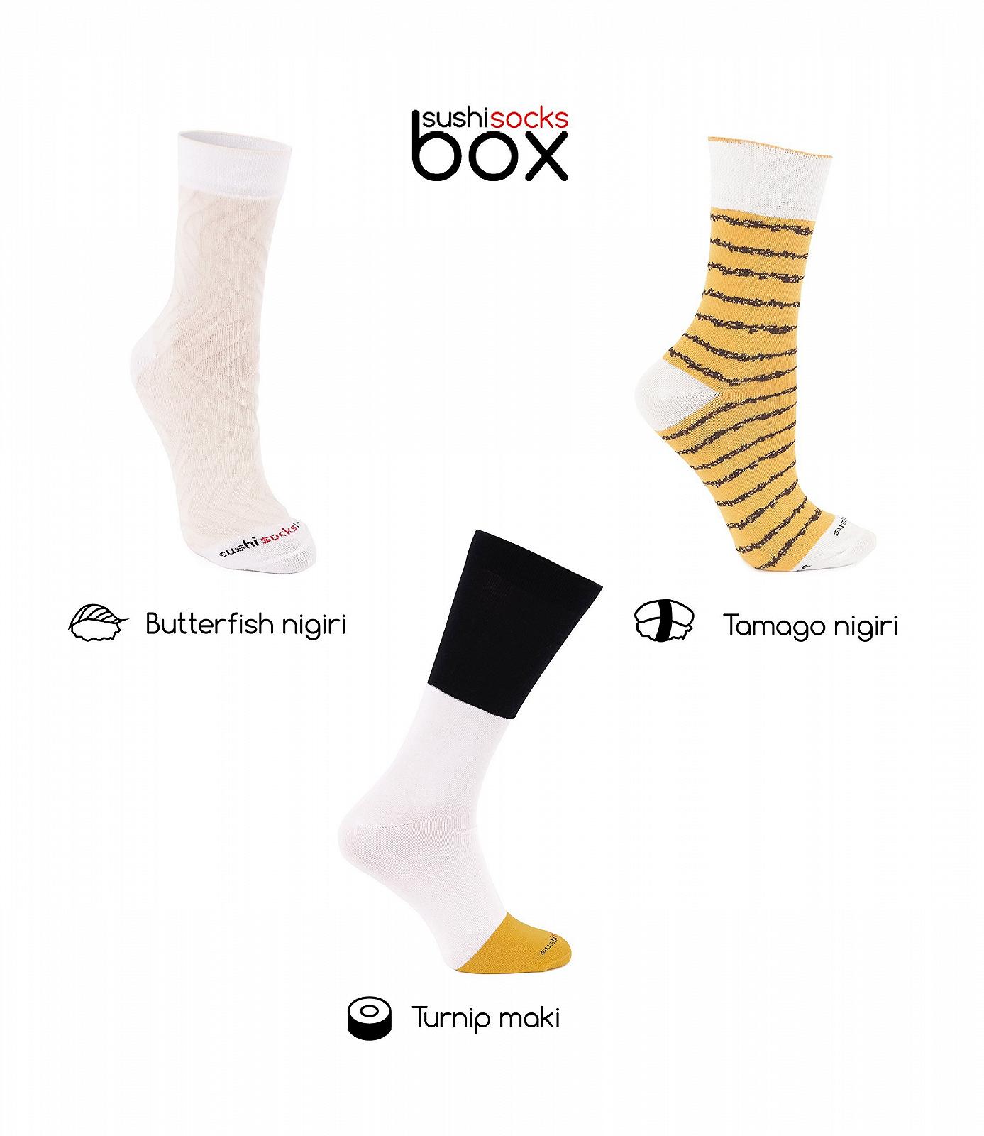 Шкарпетки SUSHI SOCKS BOX - 3 пари EU 36-40, фото №3