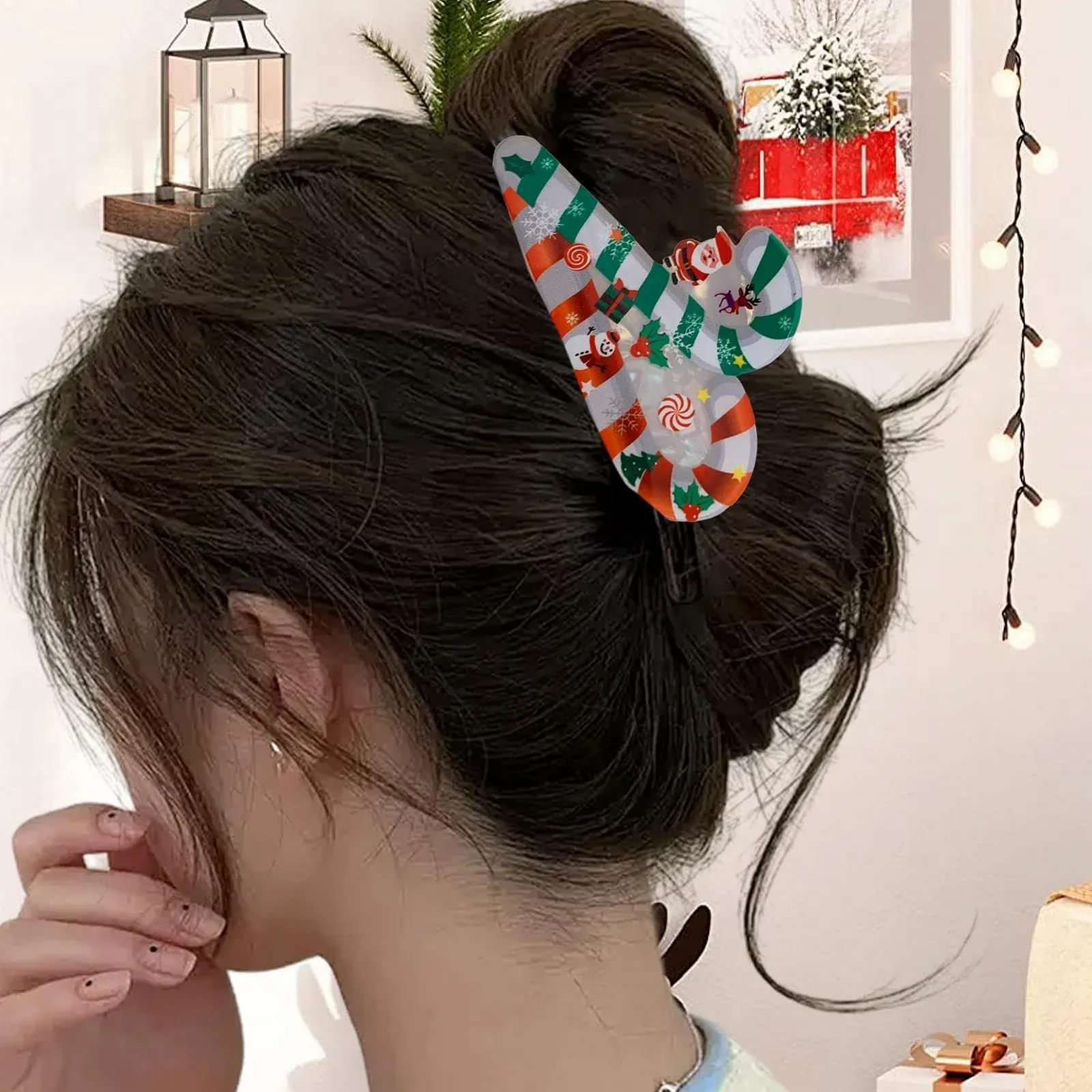 Краб для волосся Різдвяний, фото №2 Краб для волосся Різдвяний, фото №2